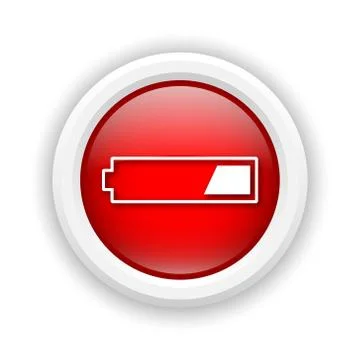 1 third charged battery icon Stock-Illustration