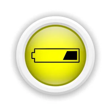 1 third charged battery icon Stock-Illustration