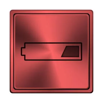 1 third charged battery icon Stock-Illustration
