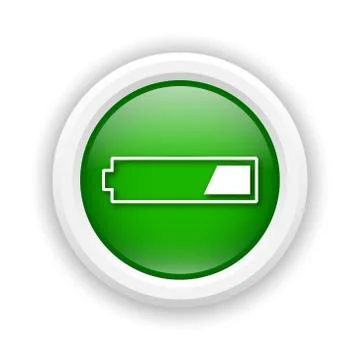 1 third charged battery icon Stock-Illustration