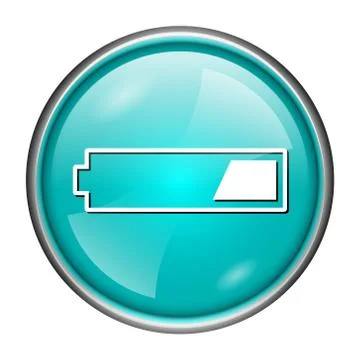 1 third charged battery icon Stock-Illustration