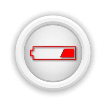 1 third charged battery icon Stock-Illustration