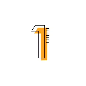 1 Year Anniversary Vector Template Design Illustration Stock Illustration