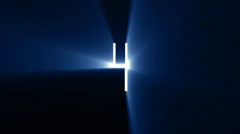 10 to 1 Countdown 01 (25fps) Stock Footage 399550