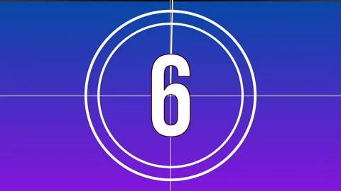 10 to 1 Countdown Animation | High-Quality Motion Graphics for Timed Events. 스톡 동영상 299837243