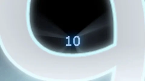 10-1 countdown Stock Footage 82611275