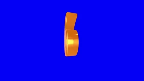 10 to 1 Countdown in gold color text Stock Footage 280371918