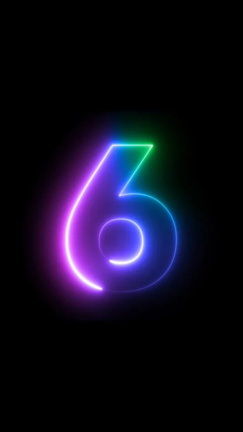 10 to 1 numbers counting animation with abstract neon colors Vertical Footage Vidéo 247919374