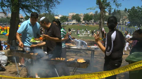 10 5 11Jerusalem04Mangal Stock Footage 22499720