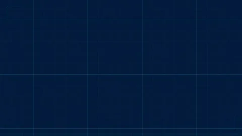 10 Abstract Blue Grid Background for Technical HUD and Blueprint Visuals Stock Footage 345661602