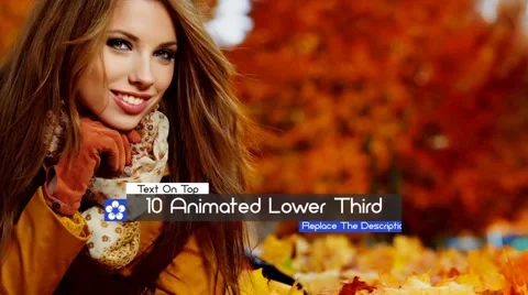 10 Animated Lower Third 스톡 After Effects