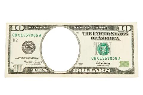$ 10 bill Stock Photos