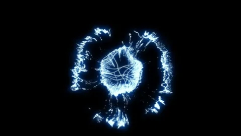 10 Blue Energy Particle Explosion VFX Overlays Pack with Plasma Bursts Vídeo Stock 337243296