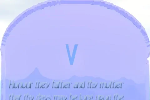 10 Commandment Sapphire English scandown Table 2 動画素材 995953