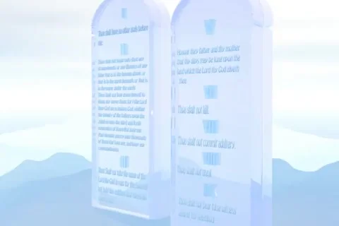 10 Commandments English Fly Around 動画素材 995879