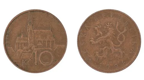 10 cz krone Stock Photos