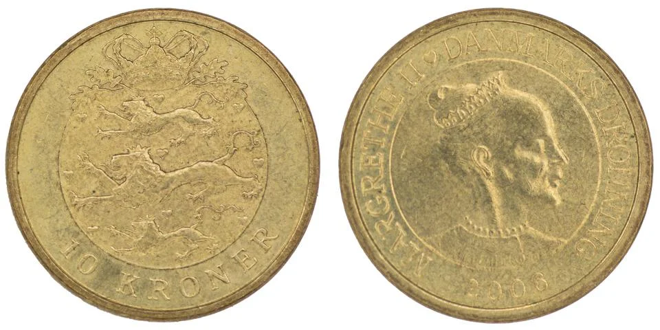 10 DANISH KRONER Stock Photos