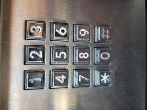 10 Digit Keypad Stock Photos