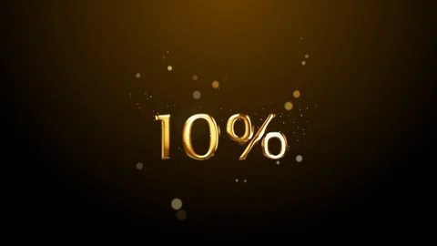 10% discount concept Stock Footage 86912245