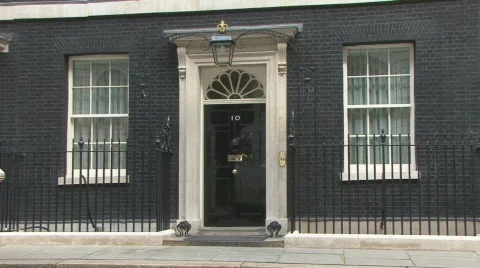 10 Downing Street Stock Footage