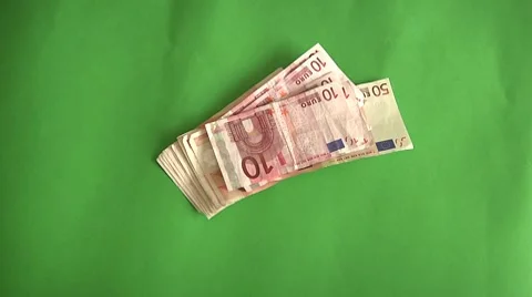 10 Euro Stock Footage 9975534