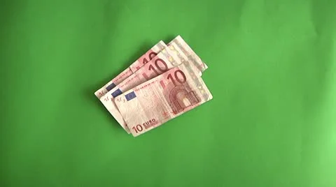 10 Euro Stock Footage 9980476