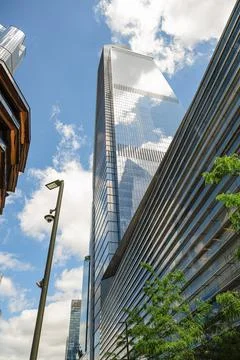 10 Hudson Yards is The First Tower To Be Completed At The Hudson Yards Complex Foto stock