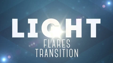10 Light Flares Transitions + Alpha Channel Stock Footage