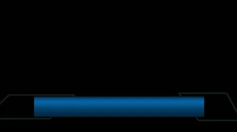 10 lowerthird design blue Stock Footage 11519797
