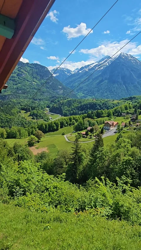 10 May 2026, Reichenbach Falls In Switzerland, Funicular Railway Journey Stock Footage 341418461