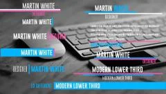 10 Modern Lower Thirds Stock After Effects