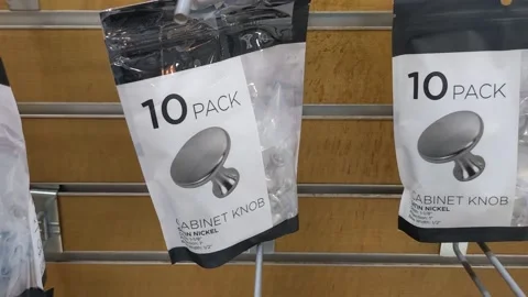 10 Pack Cabinet Knobs 스톡 동영상 157411600