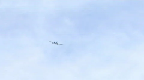 A-10 pass  Stock Footage 90127