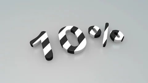 10 percent background animation	 Video stock 93682152