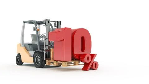 10 percent Stock Illustration