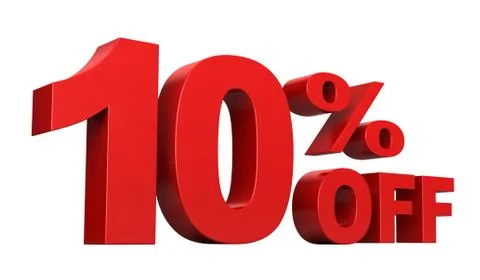 10 Percent Off Stock Illustration