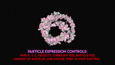 10 Sakura Particles Project Files (Particular Plugin 4 required!) Stock After Effects