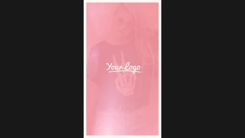 10 Sec Vertical Intro After Effects stock