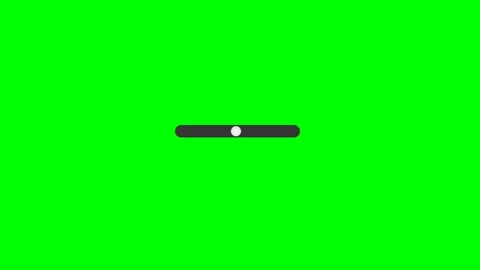 10 Second Black Bar White Slider on Green Background Stock Footage 288825272