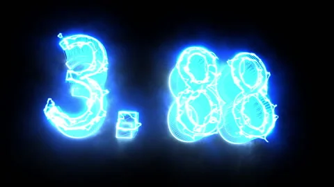 10 second count up animation Stock Footage 146212819