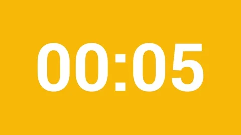 10 Second count clock time video animation vector design. 4k video Video stock 306674250