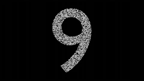 10 second Countdown animation Vídeos de archivo 130654355