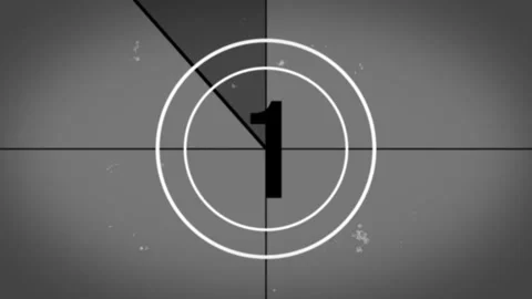 10 Second Countdown Classic Style Stock Footage 293682278