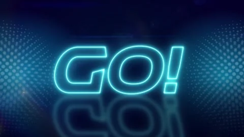 10 Second Countdown, Energetic Futuristic Neon Animation Video stock 252088489