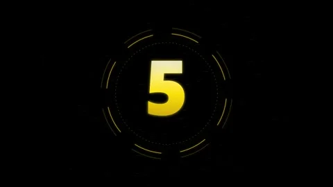 10 second Countdown glitch with digital noise and distortion effects Stock Footage 345372178