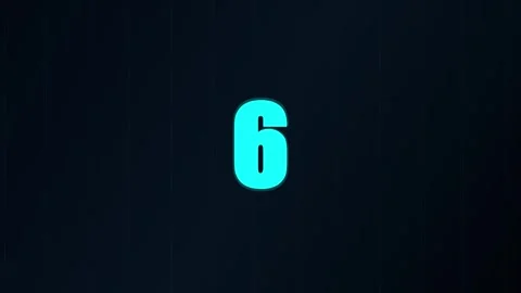 10 second Countdown glitch with digital noise and futuristic distortion effec Stock Footage 345372506