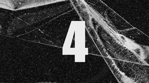 10 second countdown old film, overlay grunge for celebration or count down Stock Footage 287333029