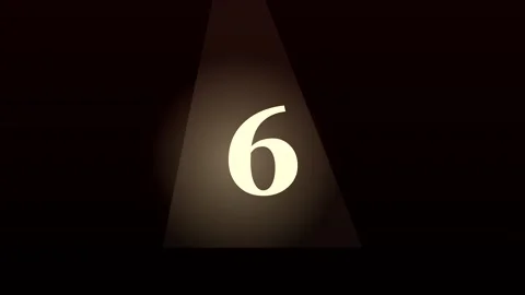 10 Second Countdown Timer 10 to 1 스톡 동영상 347390584