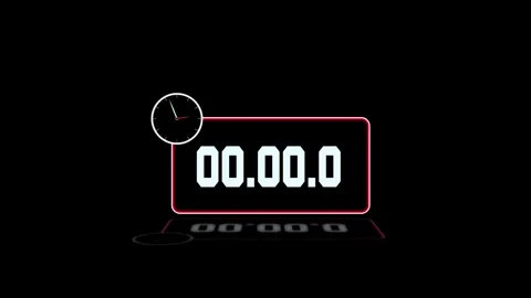 10-Second Countdown Timer Animation Stock Footage 311193032