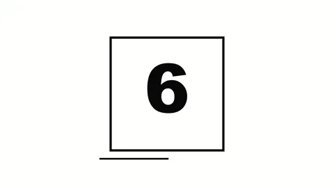 10 Second Countdown Timer Motion Graphics Background Stock Footage 347524973
